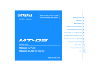 Yamaha MT-09 - Owners Manual 2025 EN 